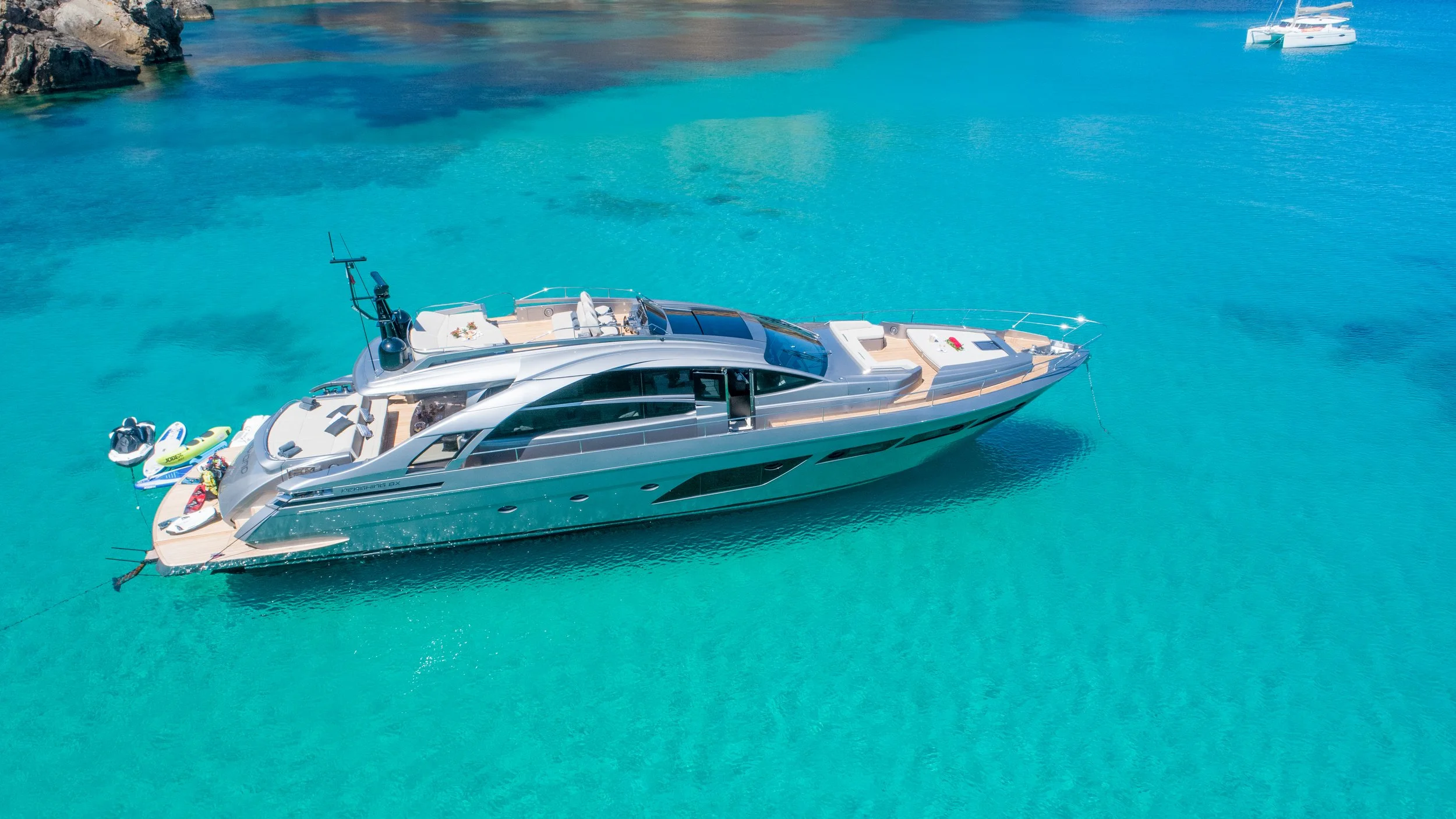 25.55m Pershing 8X BEYOND Mediterranean Yachts Charters